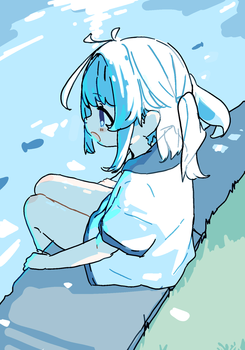 This is a pixiv picture whose title is 無題.