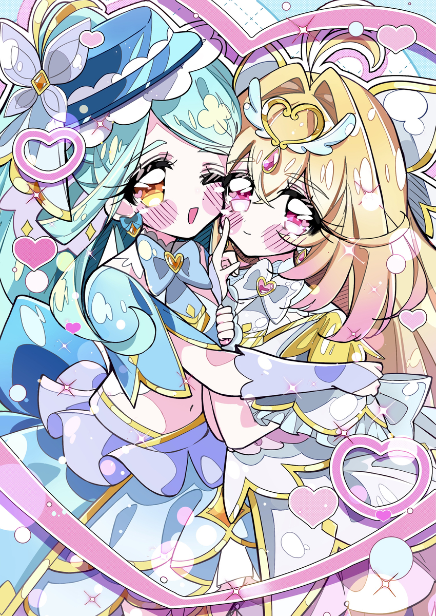 This is a pixiv picture whose title is 仲直りできてよかった…‎🤍🦋💕.