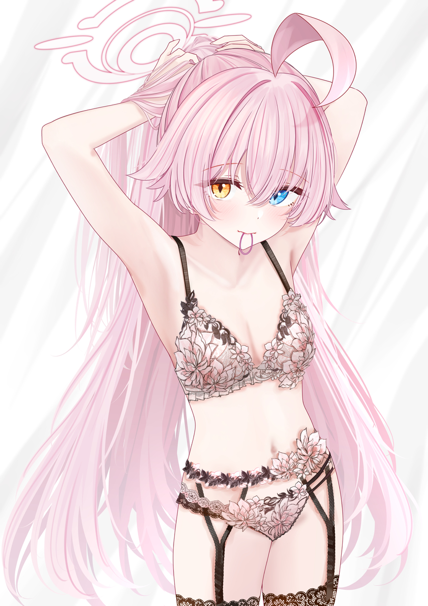 This is a pixiv picture whose title is ホシノ.