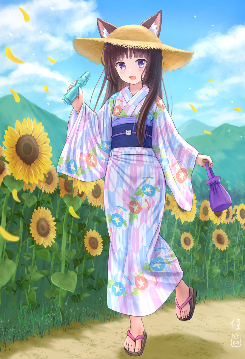 This is a pixiv picture whose title is 8月最後のお出かけ.