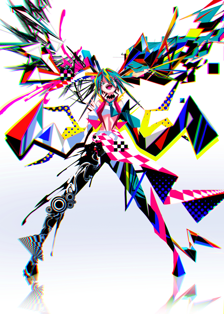 This is a pixiv picture whose title is Miku2026.