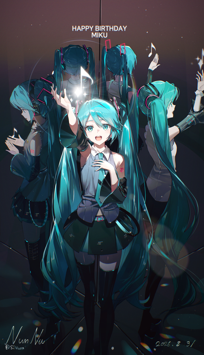 This is a pixiv picture whose title is Happy Birthday.