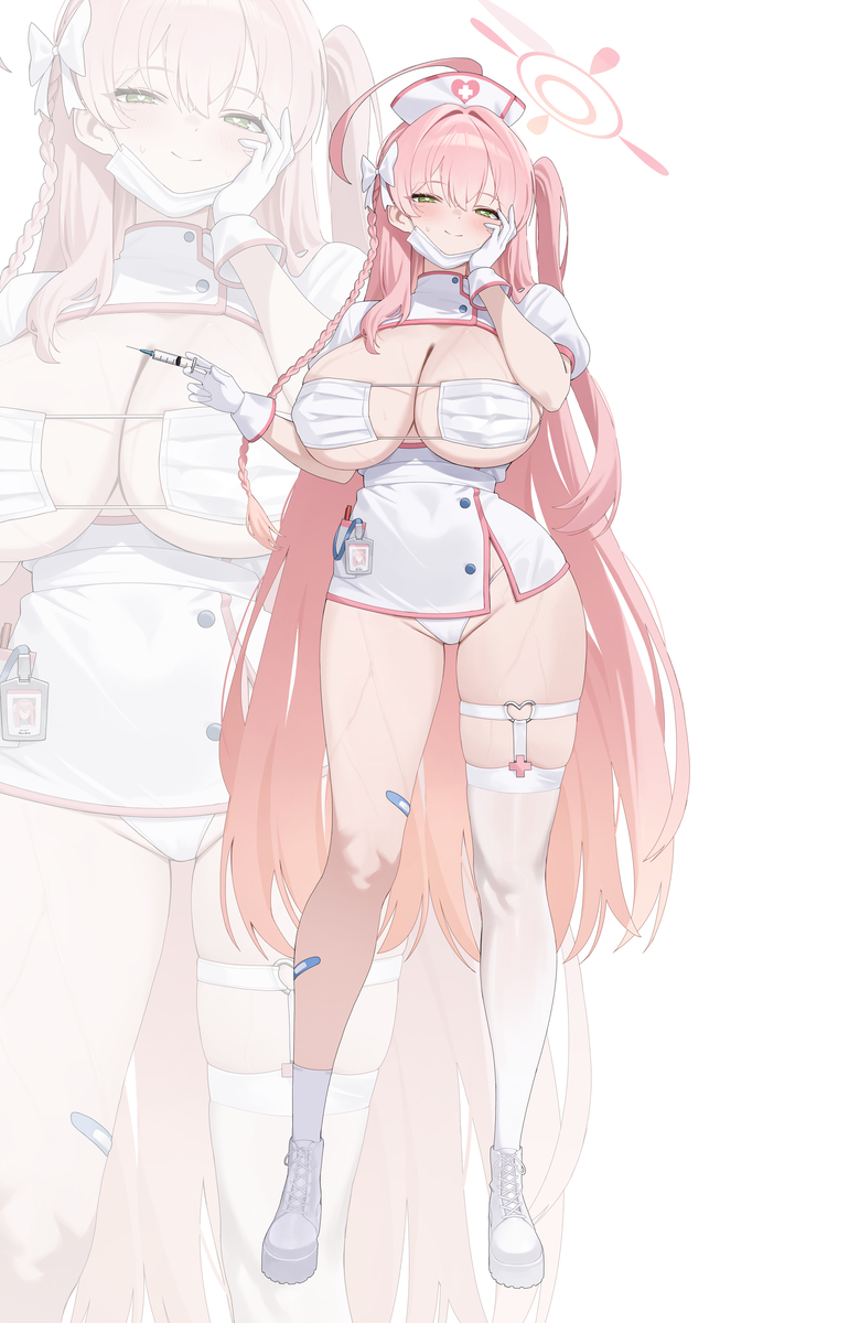This is a pixiv picture whose title is Nurse Hanako.
