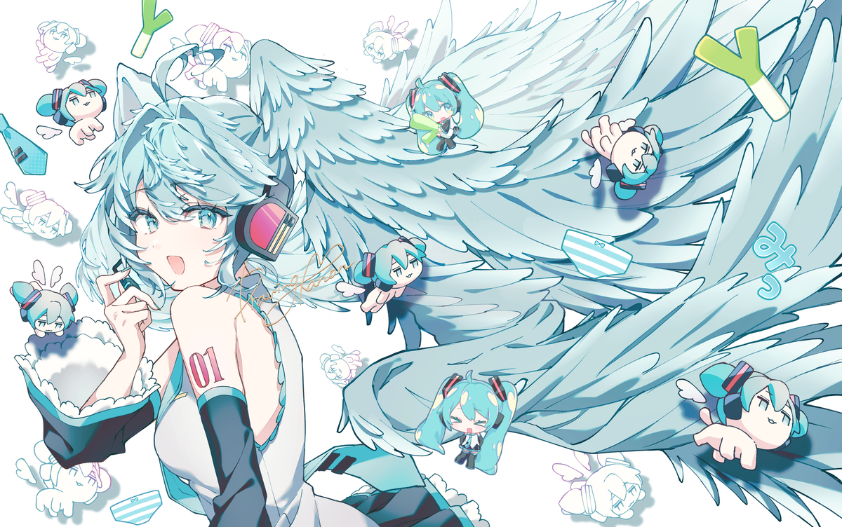 This is a pixiv picture whose title is Wings of Melody.