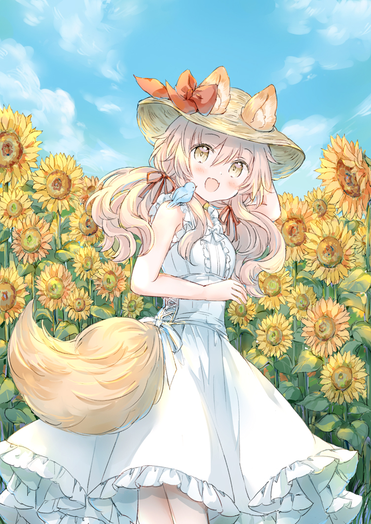 This is a pixiv picture whose title is ひまわり.