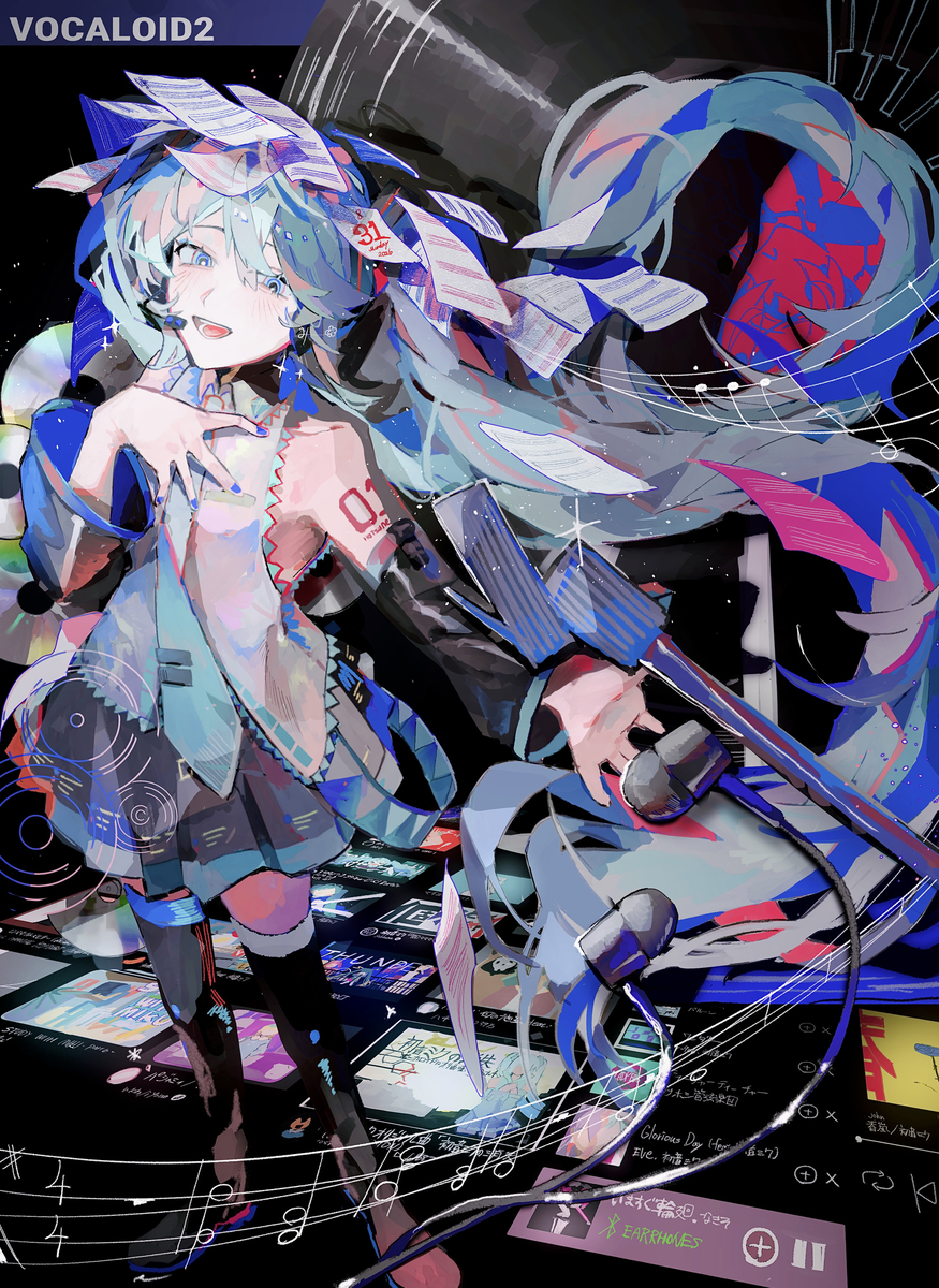 This is a pixiv picture whose title is はぴば.