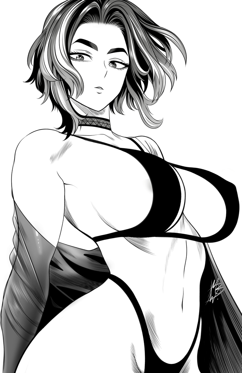 This is a pixiv picture whose title is MHA: Lady Nagant.
