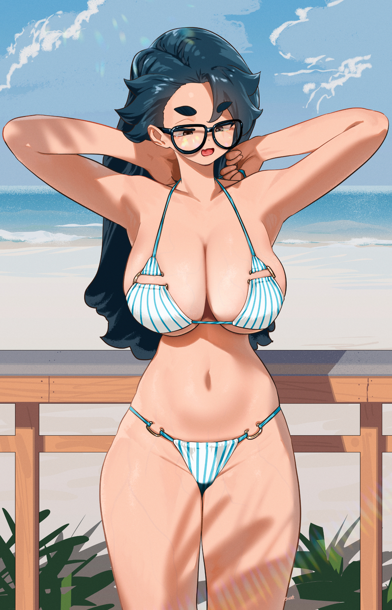 This is a pixiv picture whose title is commission.