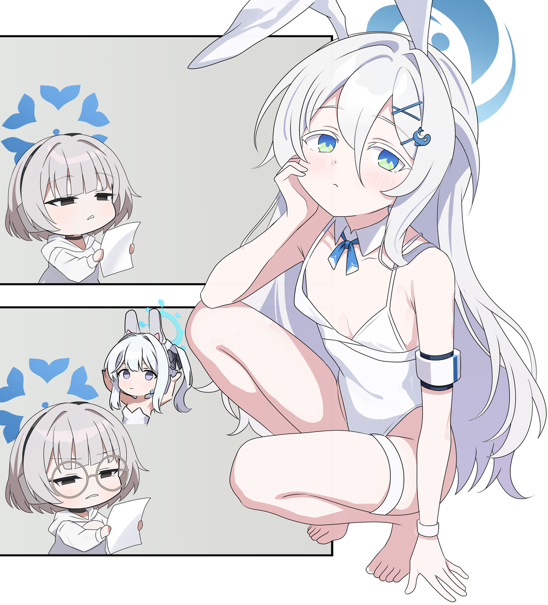 This is a pixiv picture whose title is ブルアカ漫画2658.