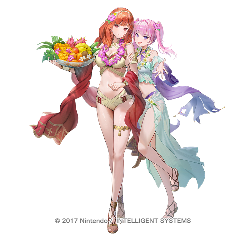 This is a pixiv picture whose title is 「双界セリカ＆セーラ」.