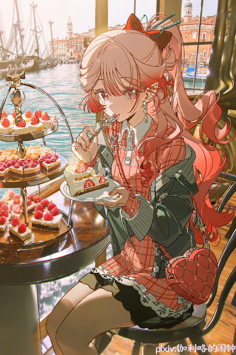 This is a pixiv picture whose title is 萌萌香.