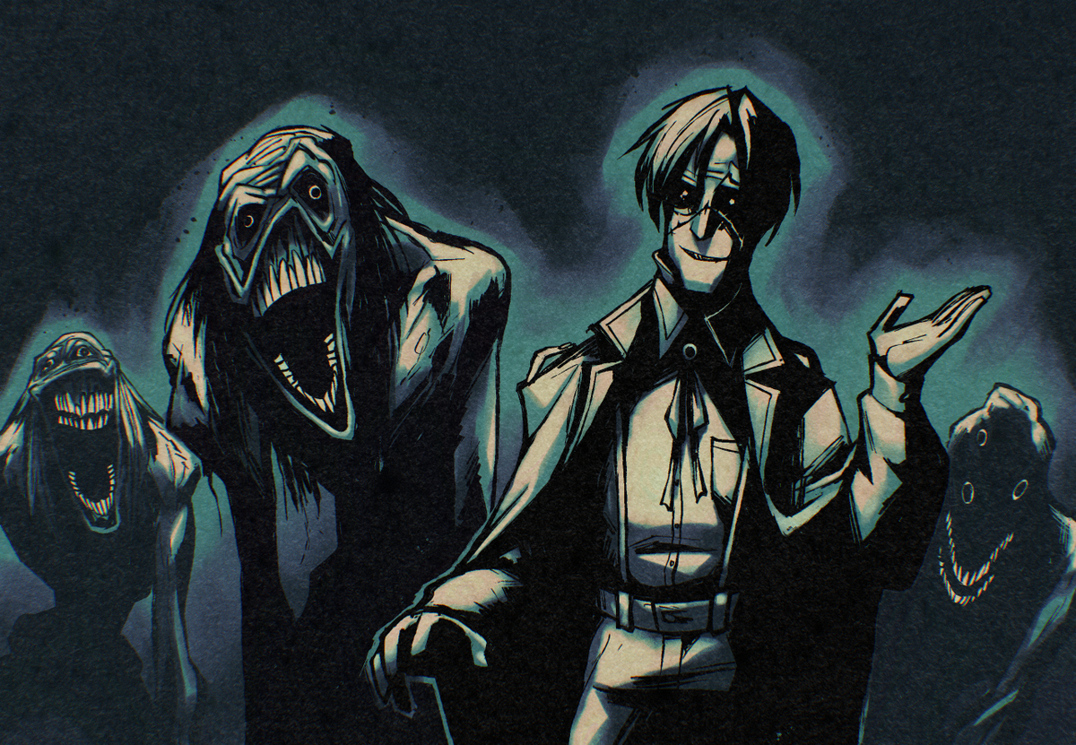 This is a pixiv picture whose title is Say hello to my lil friends.