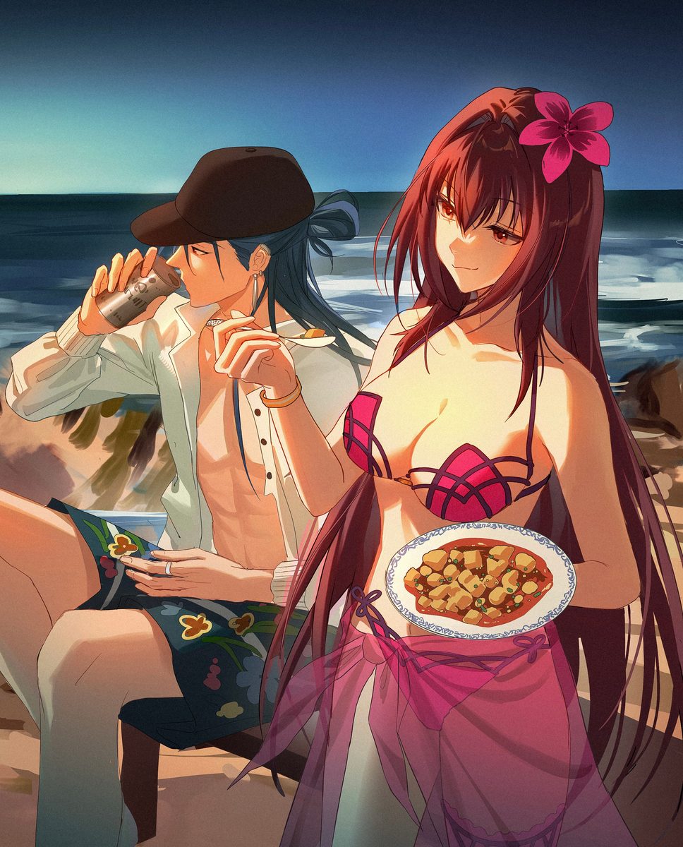 This is a pixiv picture whose title is 🌊.