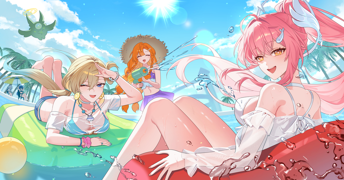 This is a pixiv picture whose title is summer.
