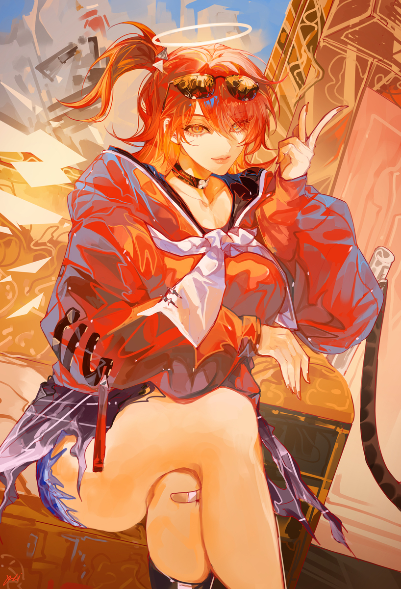 This is a pixiv picture whose title is エクシア.