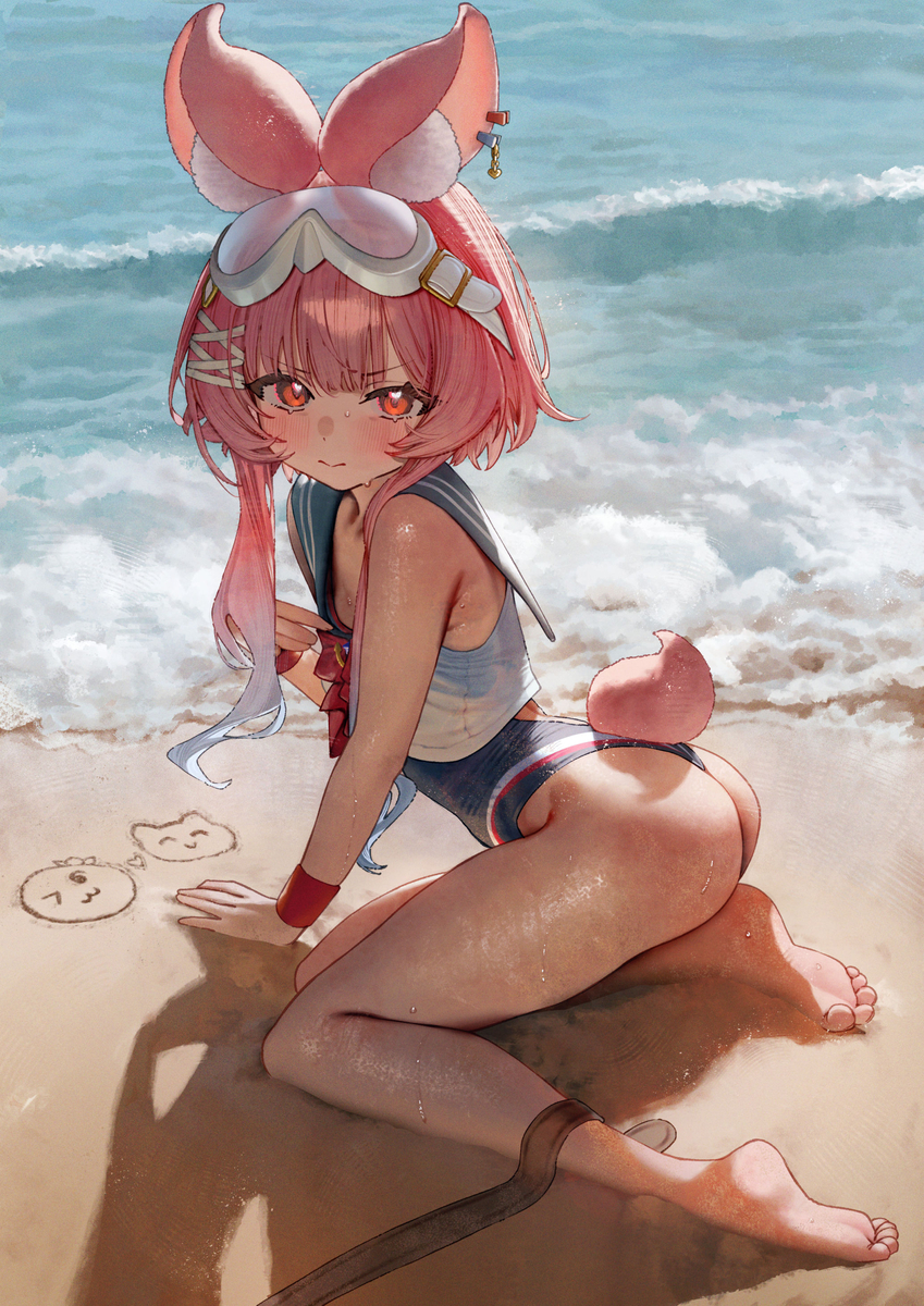 This is a pixiv picture whose title is Karin.