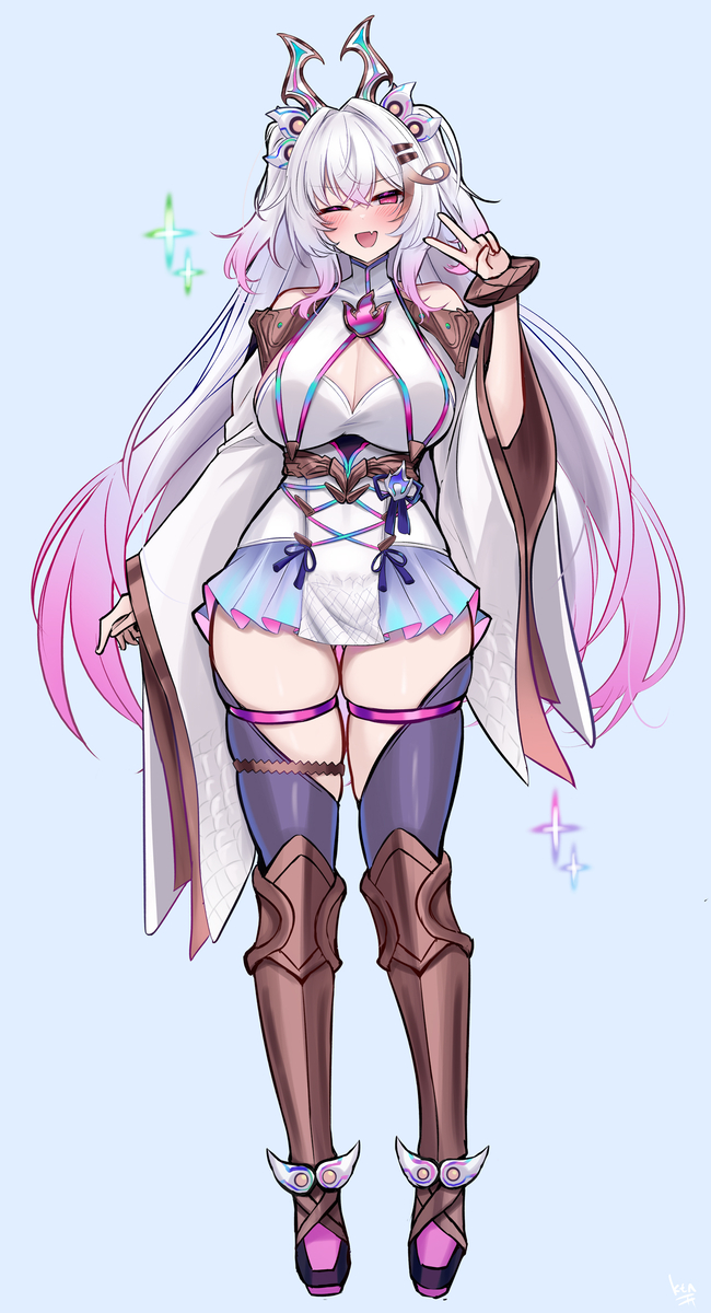 This is a pixiv picture whose title is 練習刃鬼ちゃん氏.