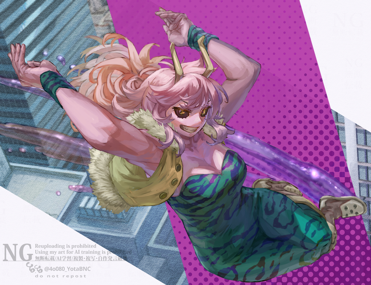 This is a pixiv picture whose title is ヒロアカ　イラスト.