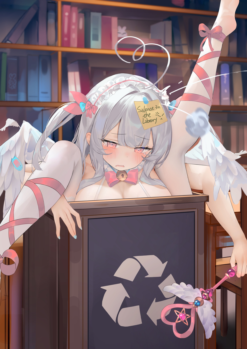 This is a pixiv picture whose title is 敗北した魔法少女・澪ちゃん.