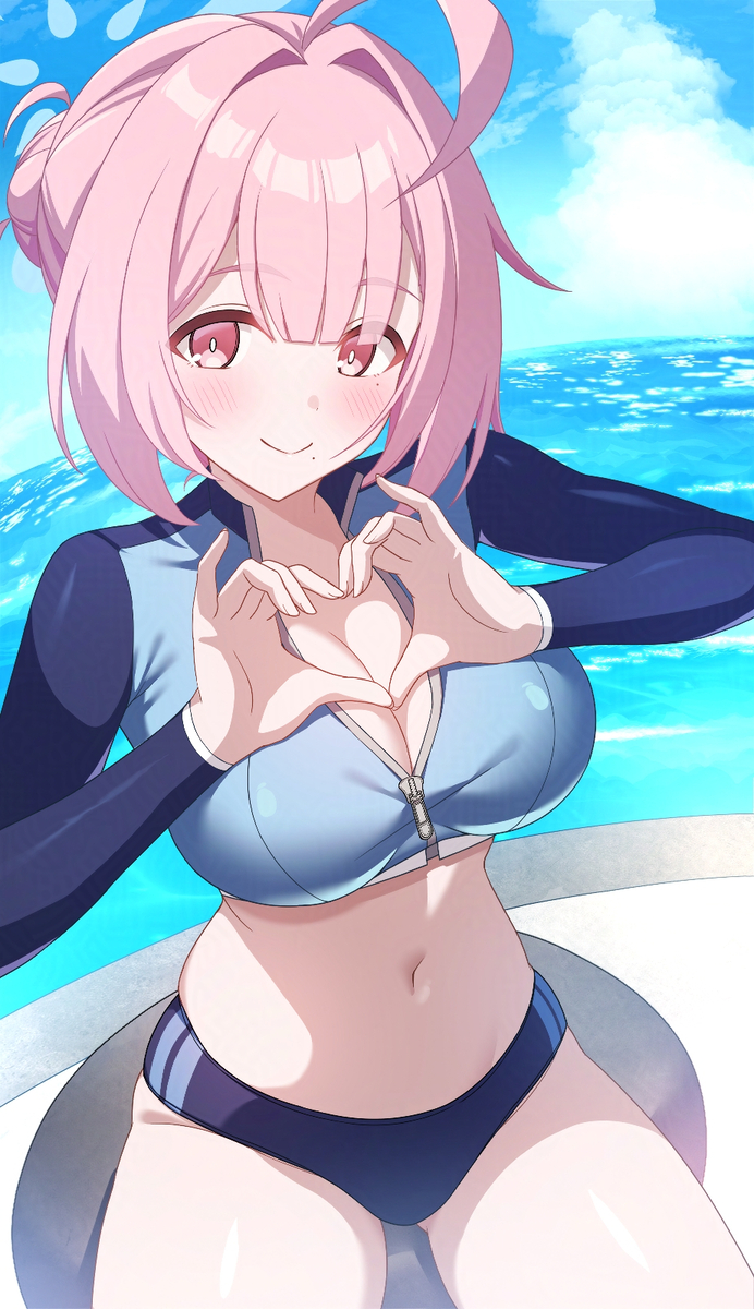 This is a pixiv picture whose title is ココロ❤.
