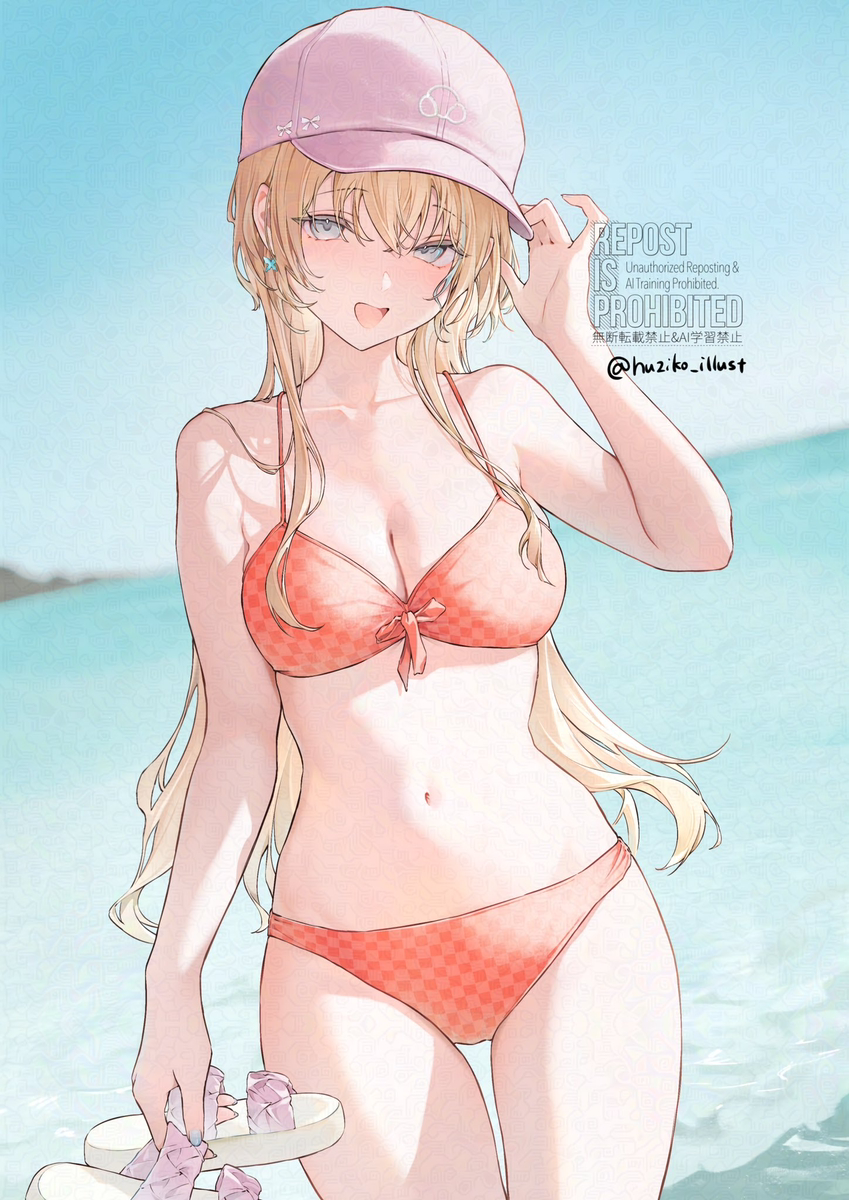 This is a pixiv picture whose title is 派手な子.