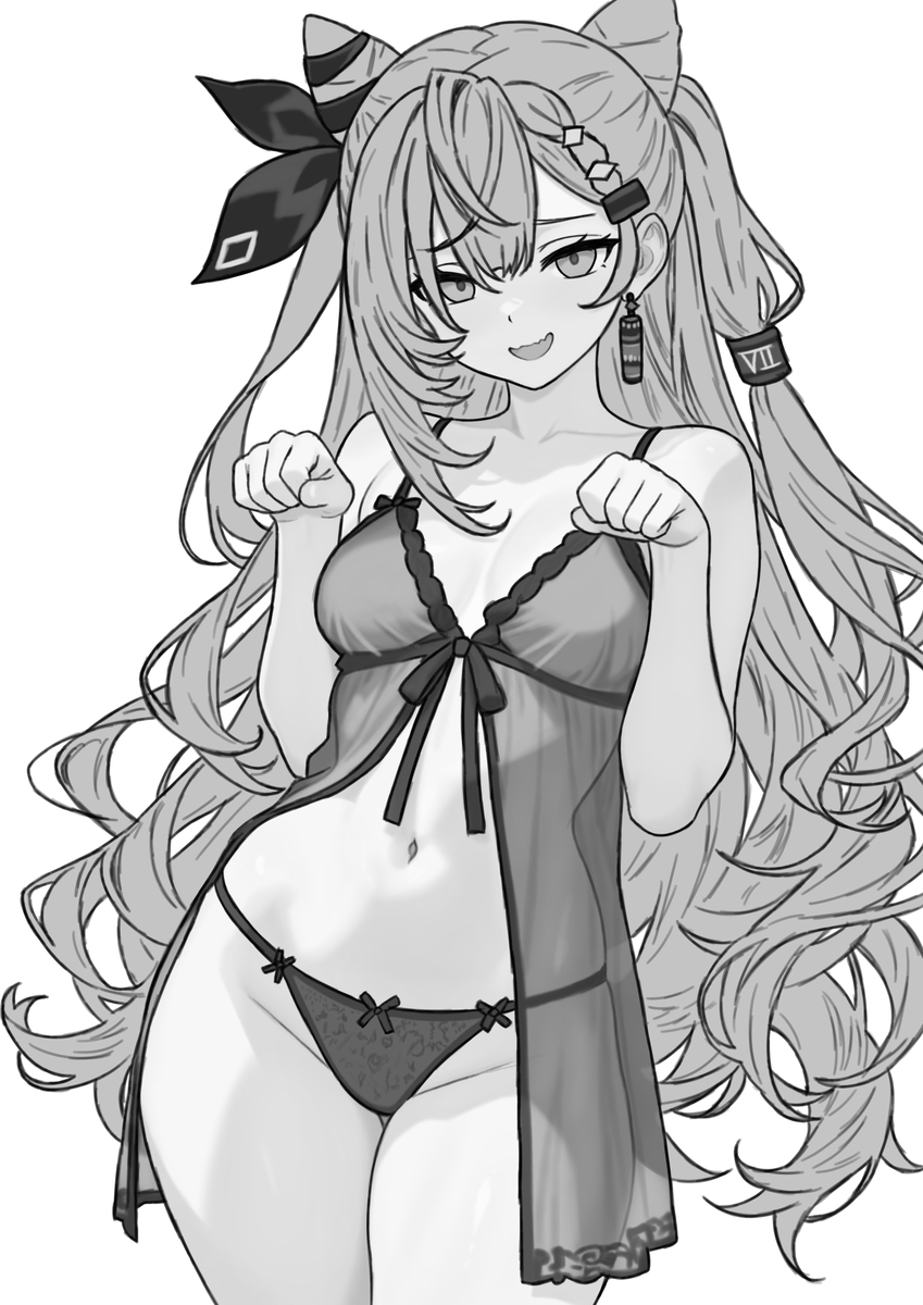 This is a pixiv picture whose title is Babydoll Cat ~.