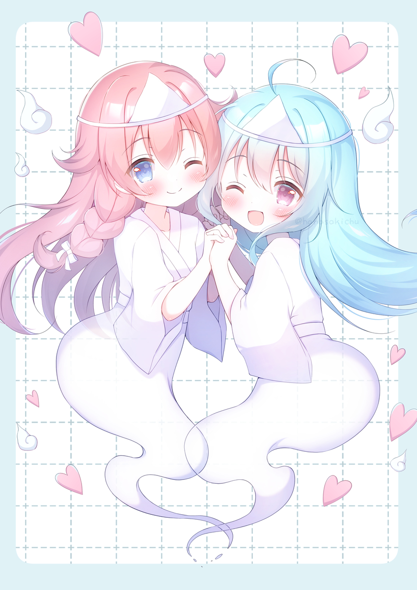 This is a pixiv picture whose title is 👻💞.