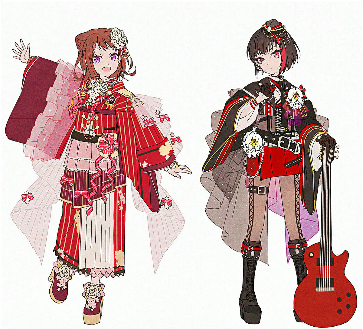 This is a pixiv picture whose title is 和服化まとめ.