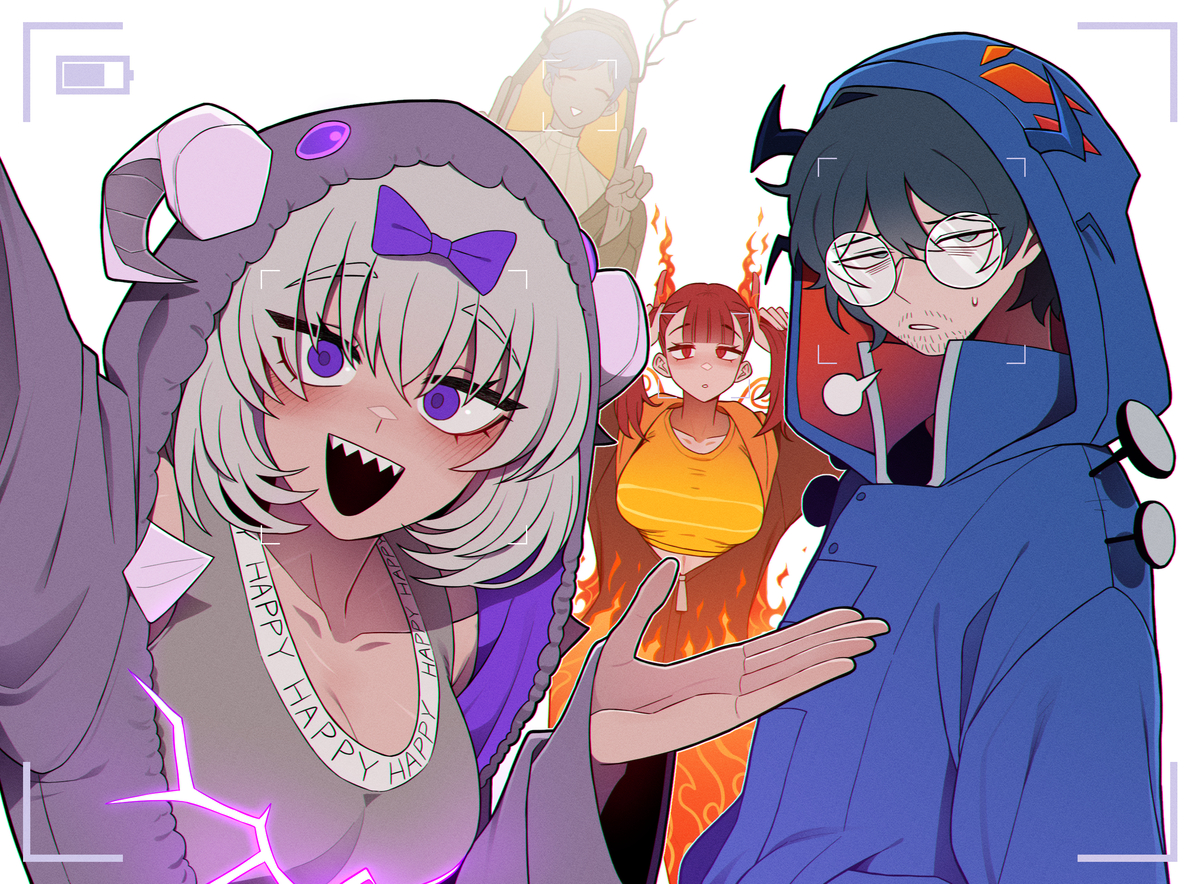 This is a pixiv picture whose title is LCE 파자마 파티.