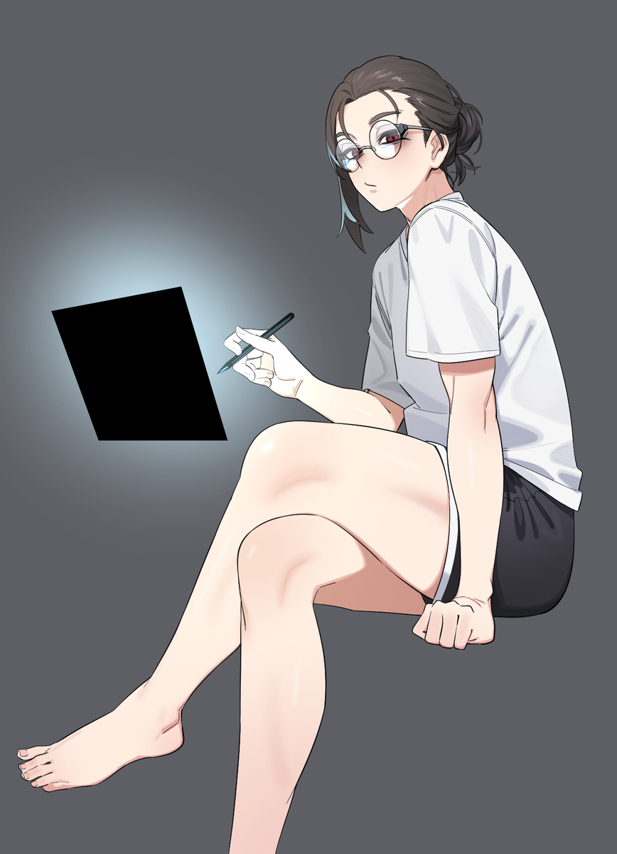 This is a pixiv picture whose title is 작업 IN.