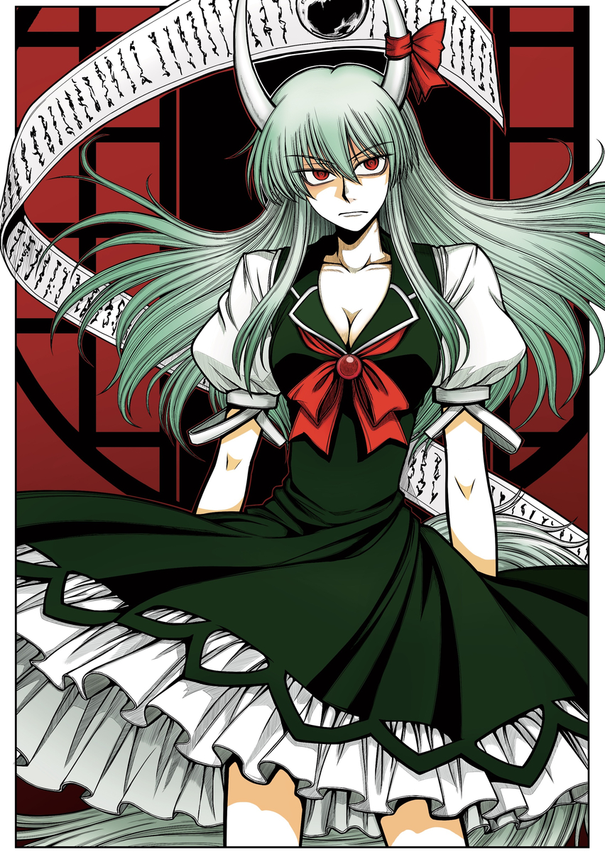 This is a pixiv picture whose title is EX慧音.