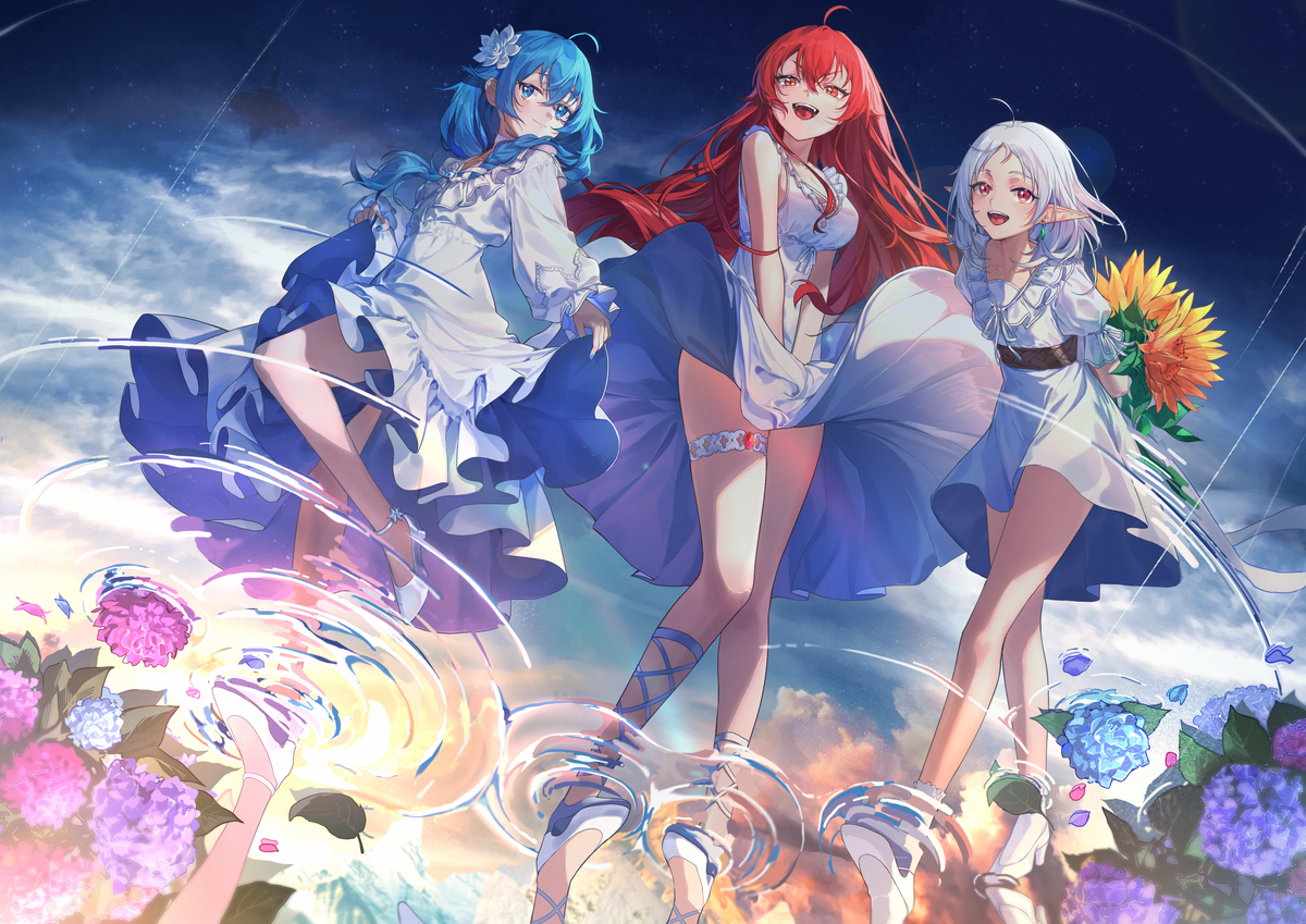 This is a pixiv picture whose title is 无职.