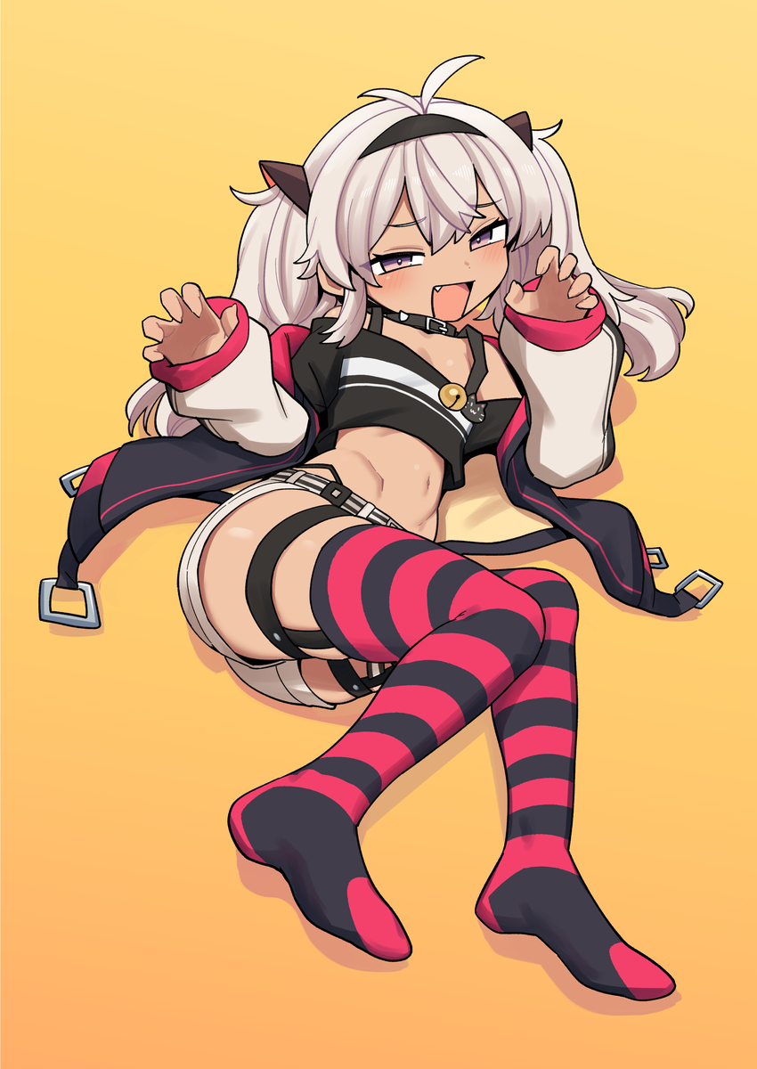 This is a pixiv picture whose title is 魔使マオ.