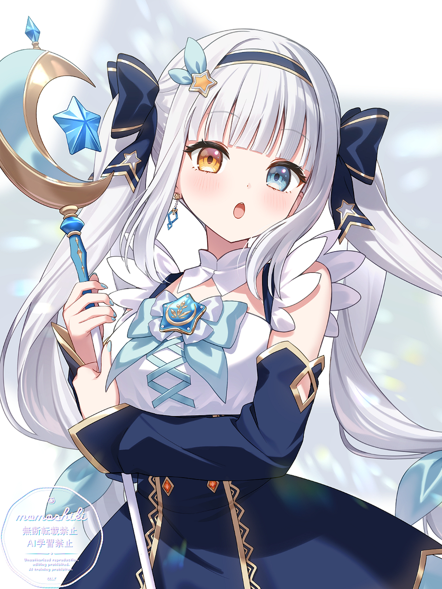 This is a pixiv picture whose title is マジカルさくめあ.