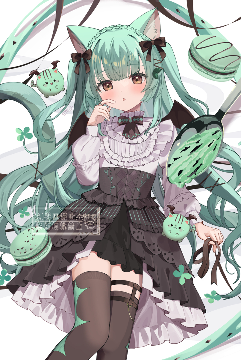 This is a pixiv picture whose title is 🍃.