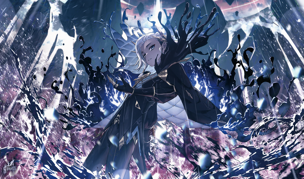 This is a pixiv picture whose title is 冥府の河神.