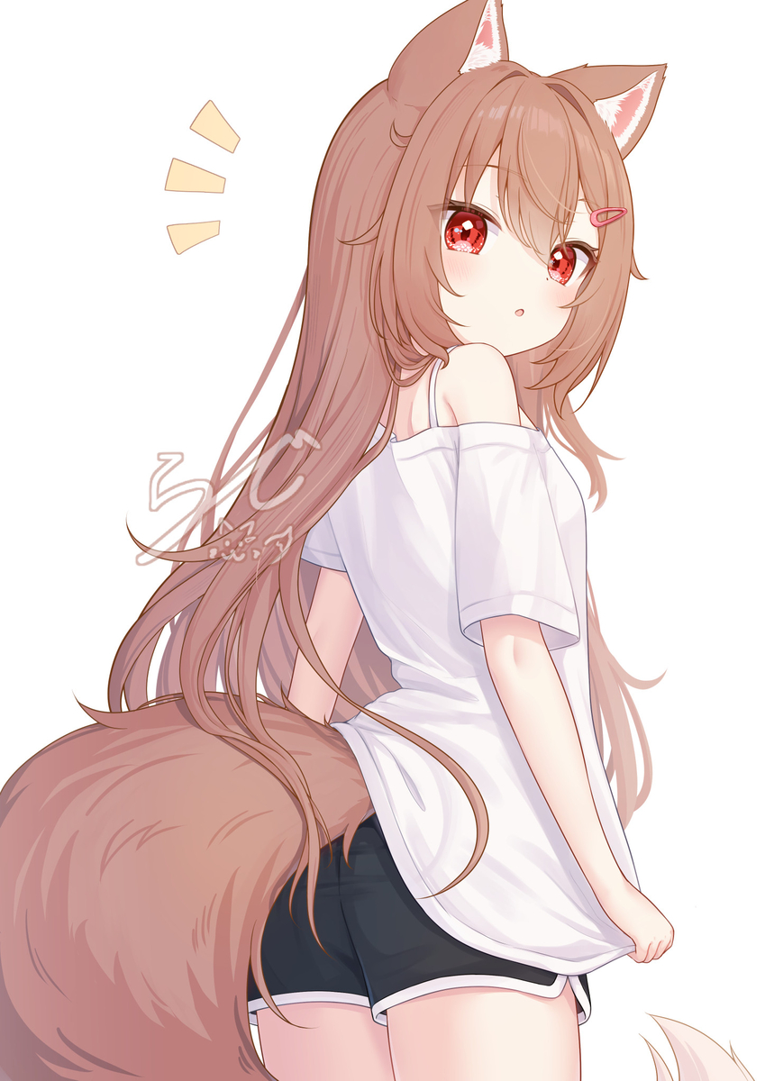 This is a pixiv picture whose title is 🐺.