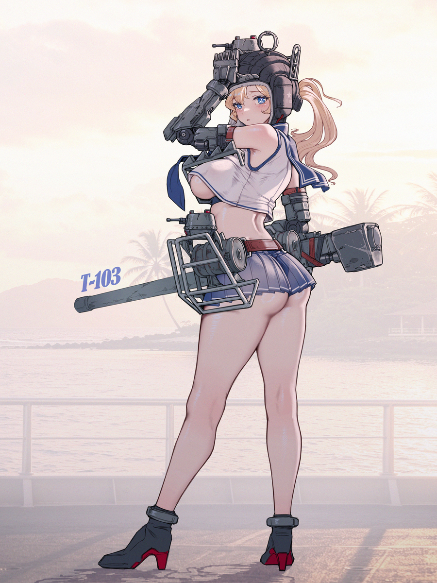 This is a pixiv picture whose title is T-103.
