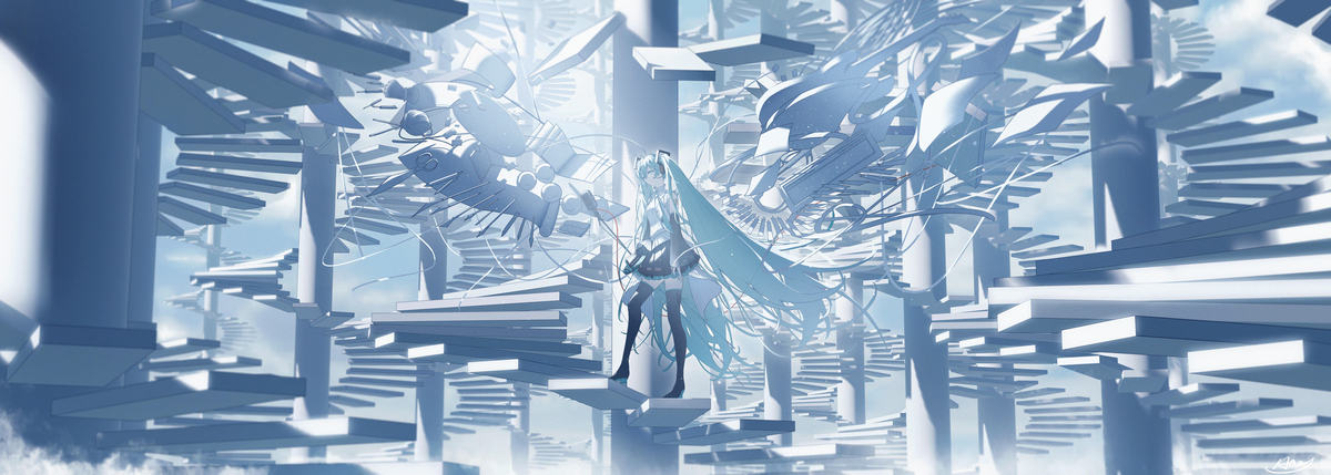 This is a pixiv picture whose title is 19th 无限旅途.