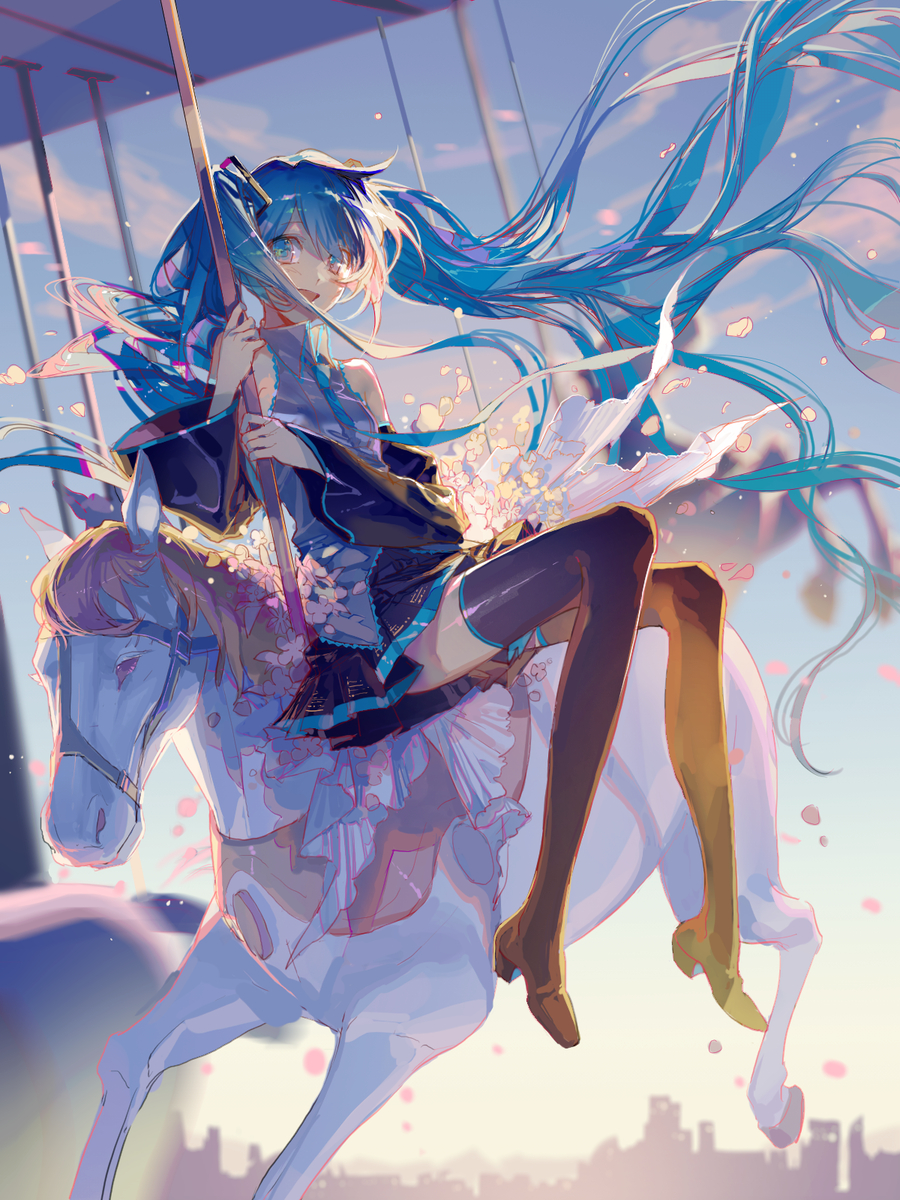 This is a pixiv picture whose title is 19th.