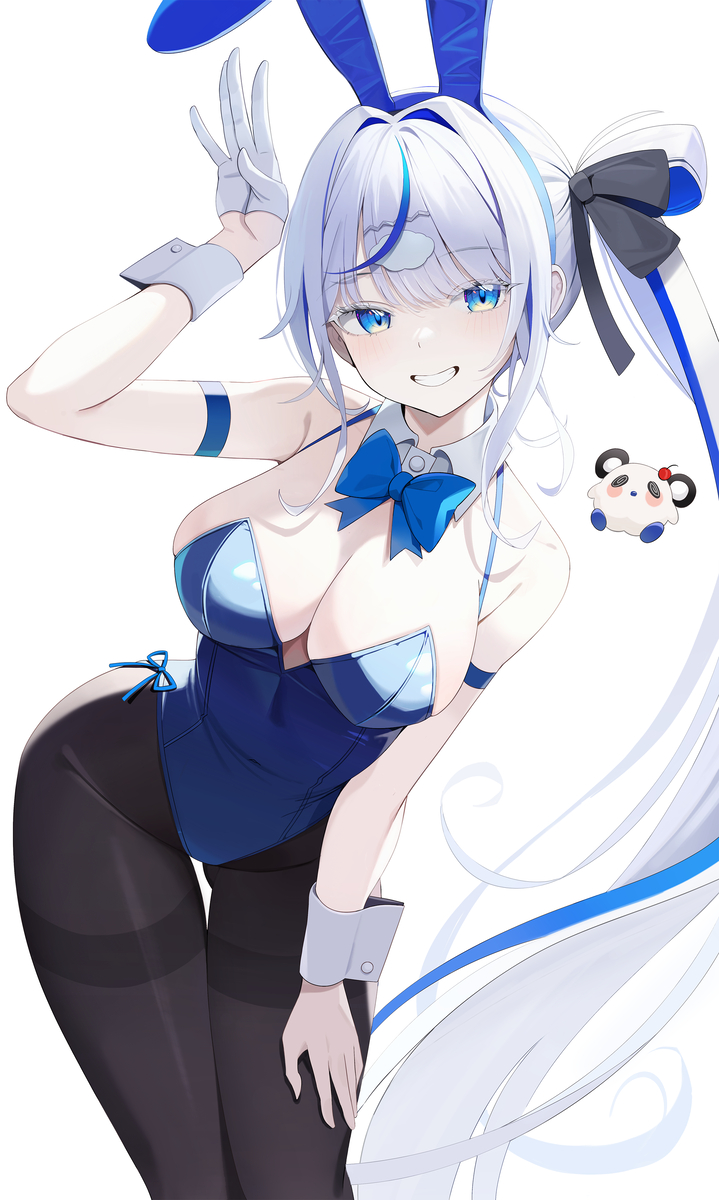 This is a pixiv picture whose title is 🐇.