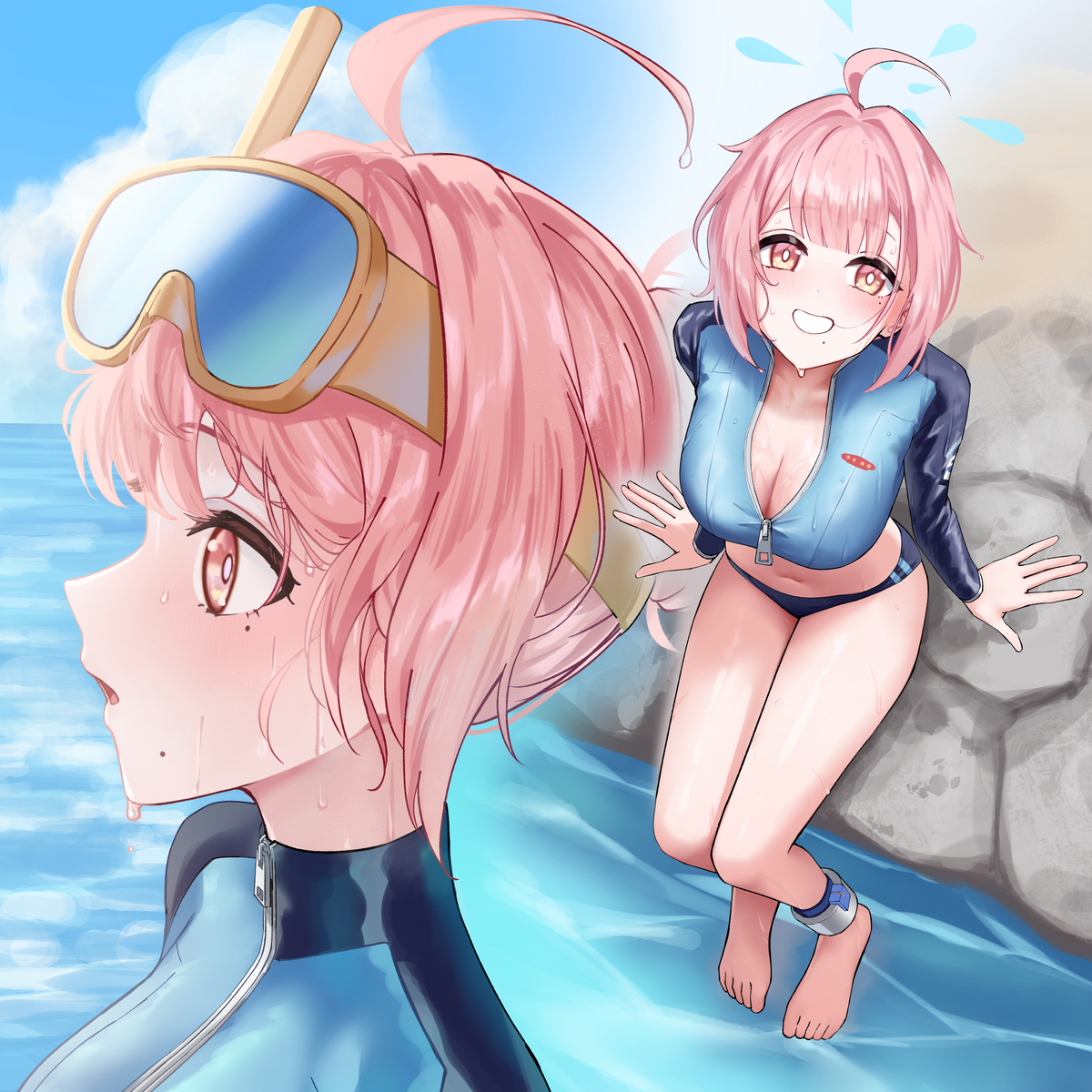 This is a pixiv picture whose title is ココロ.
