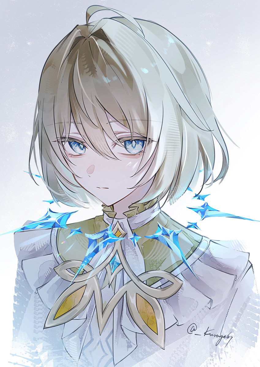 This is a pixiv picture whose title is 🧊.