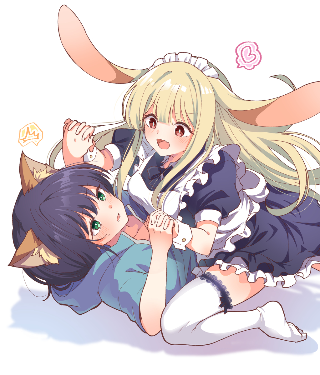 This is a pixiv picture whose title is メイドかぐやちゃん.