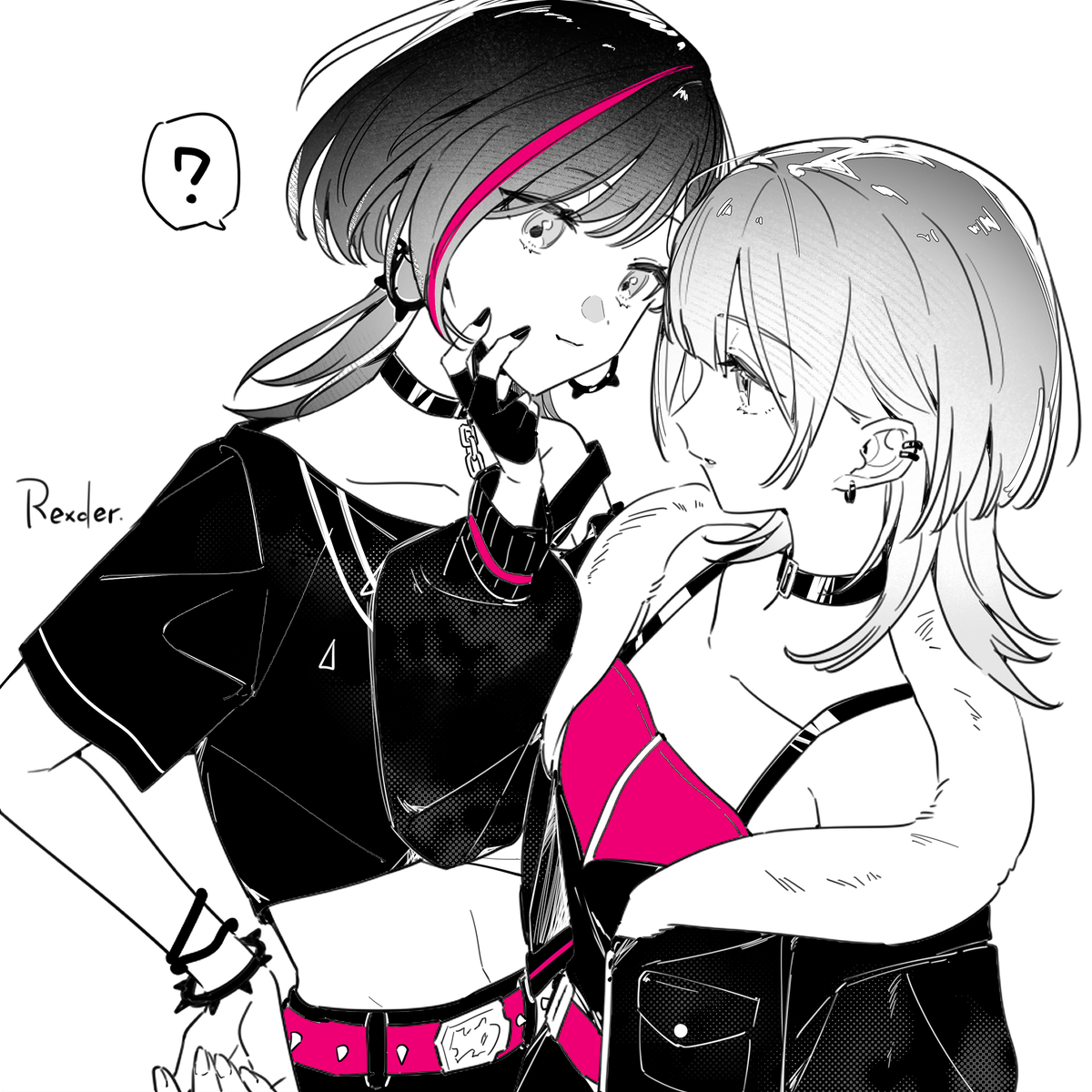 This is a pixiv picture whose title is 富婆x女大学生.