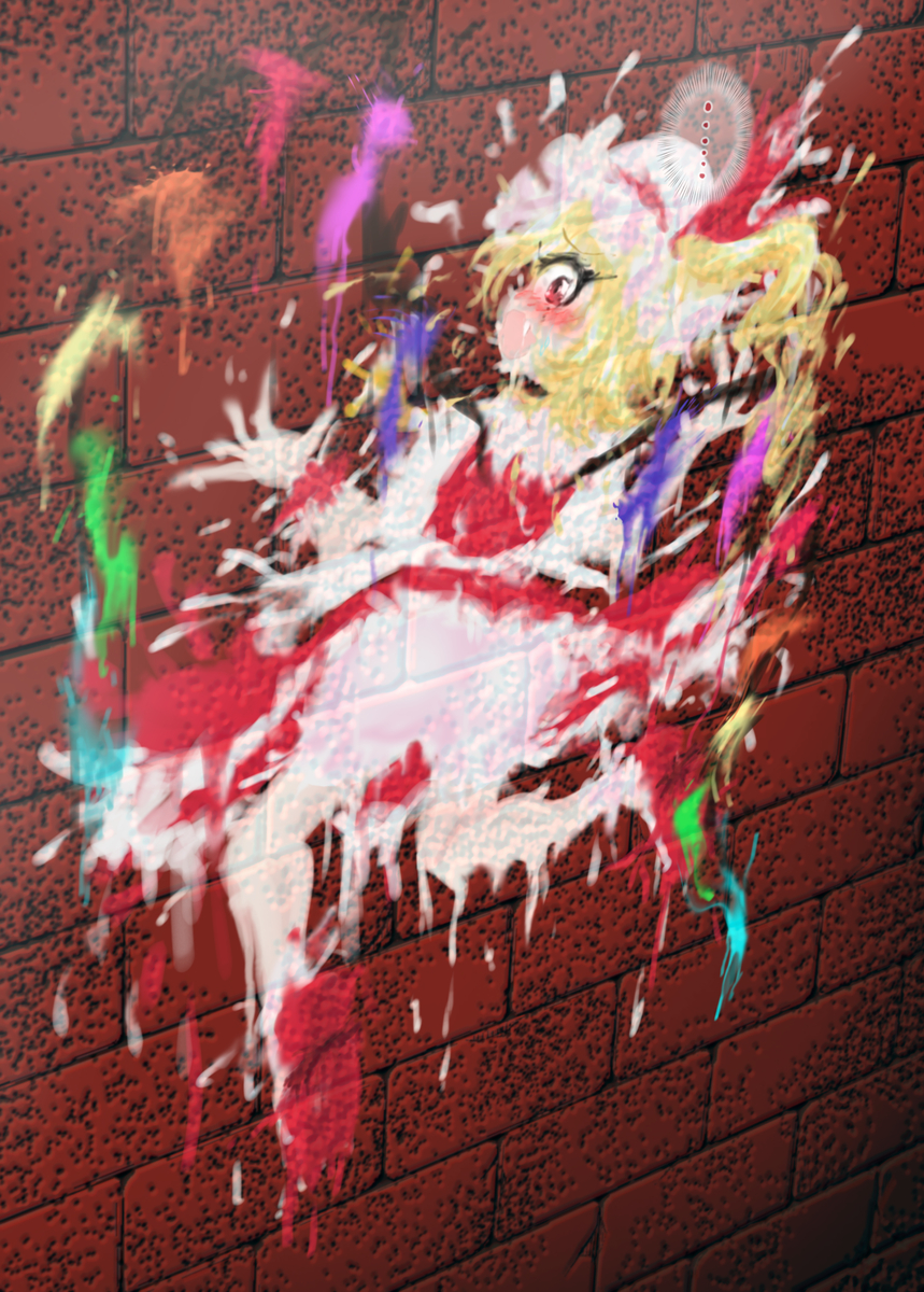 This is a pixiv picture whose title is フラソ落書き化+リメイク棒人間化.