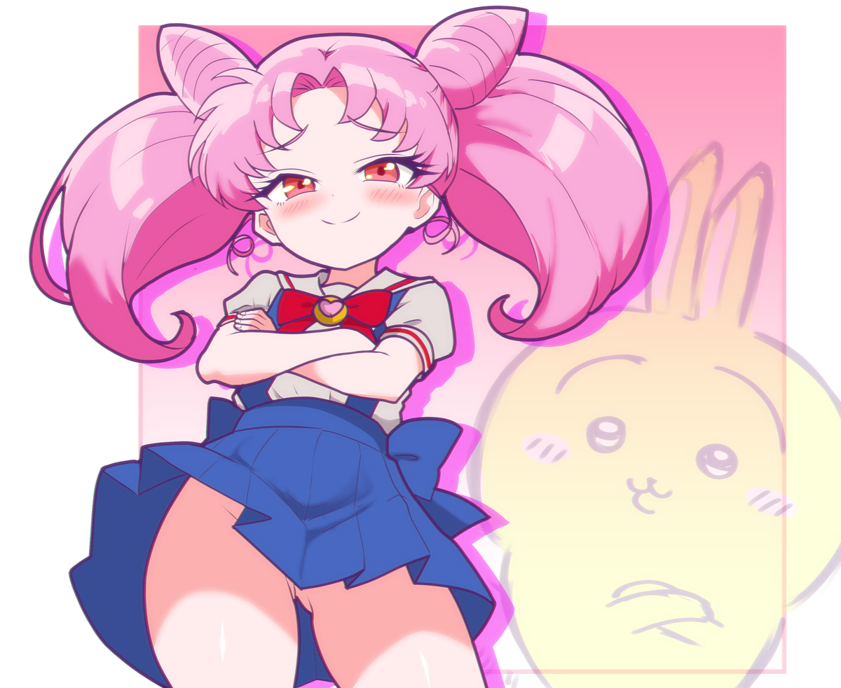 This is a pixiv picture whose title is ちびうさ？.