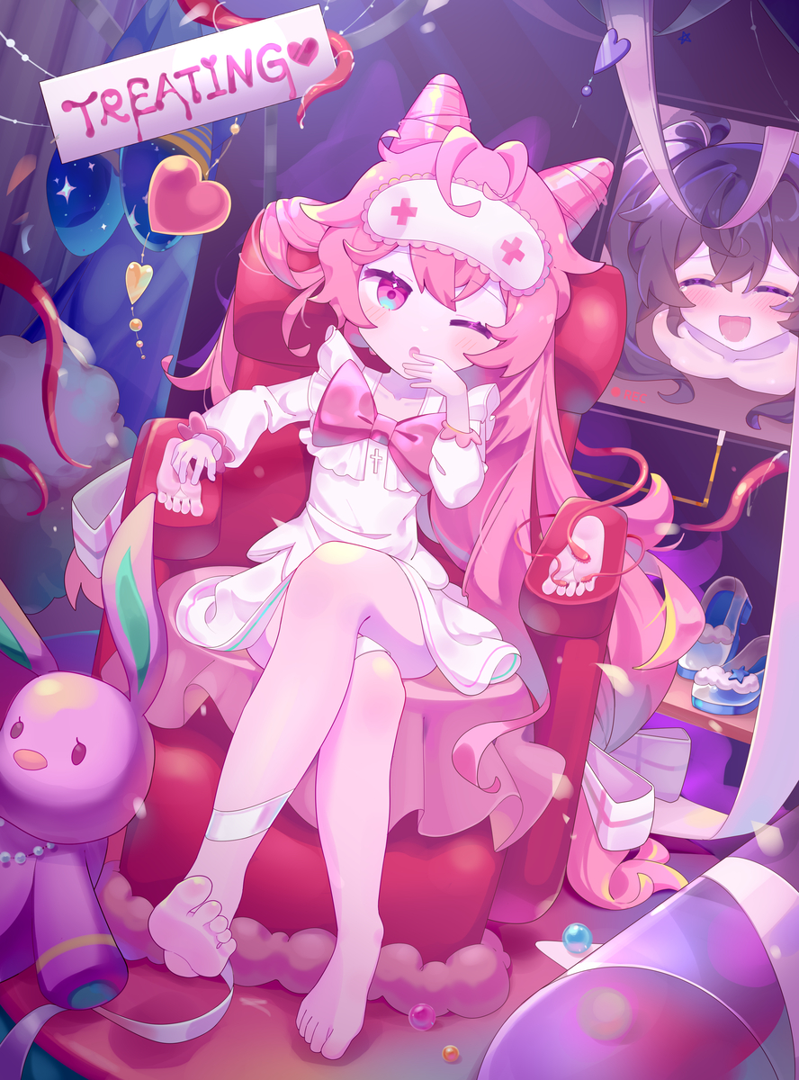 This is a pixiv picture whose title is 治疗时间～梦星.