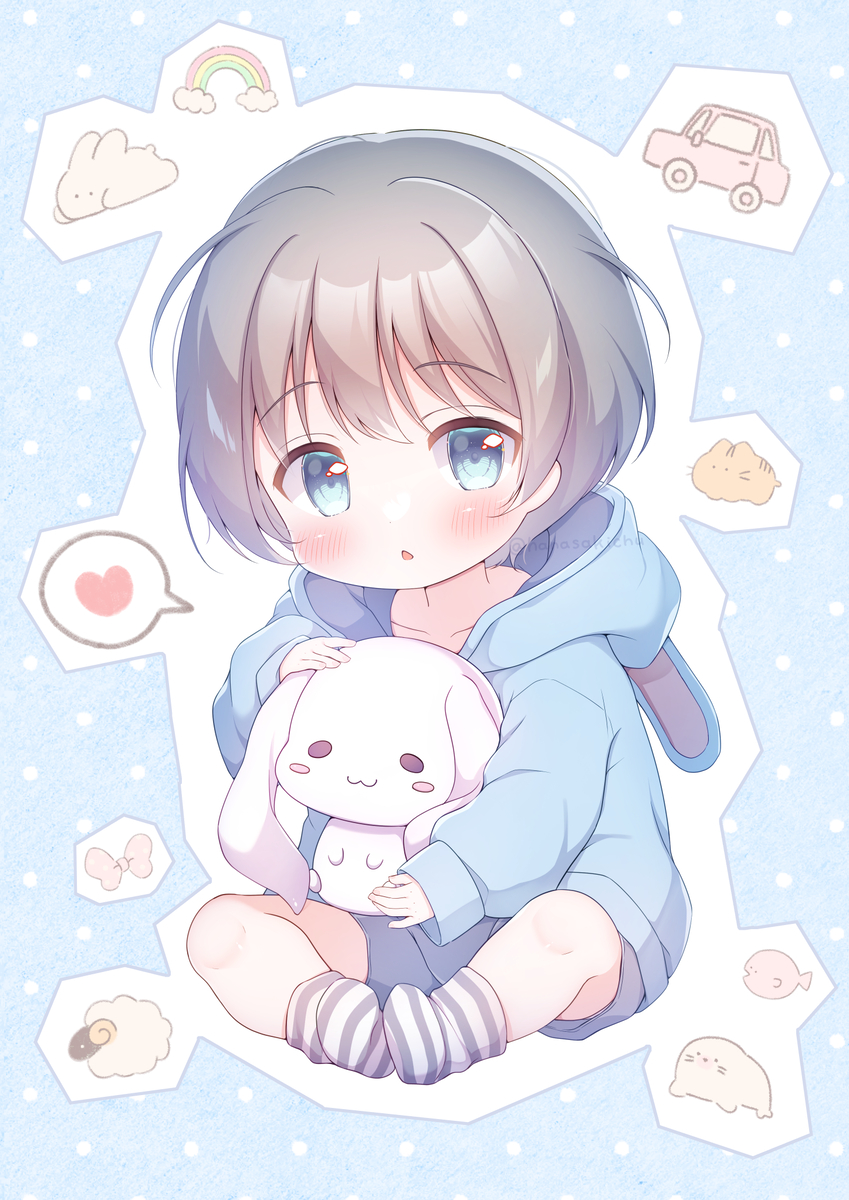 This is a pixiv picture whose title is 🐇🚙.
