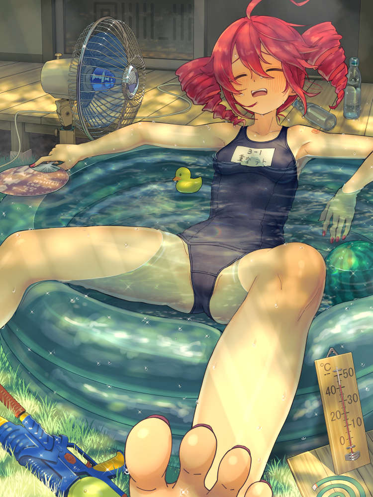 This is a pixiv picture whose title is オーバーヒートテト.
